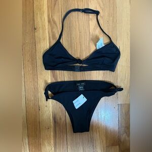 NWT Proenza Schouler black bikini XS